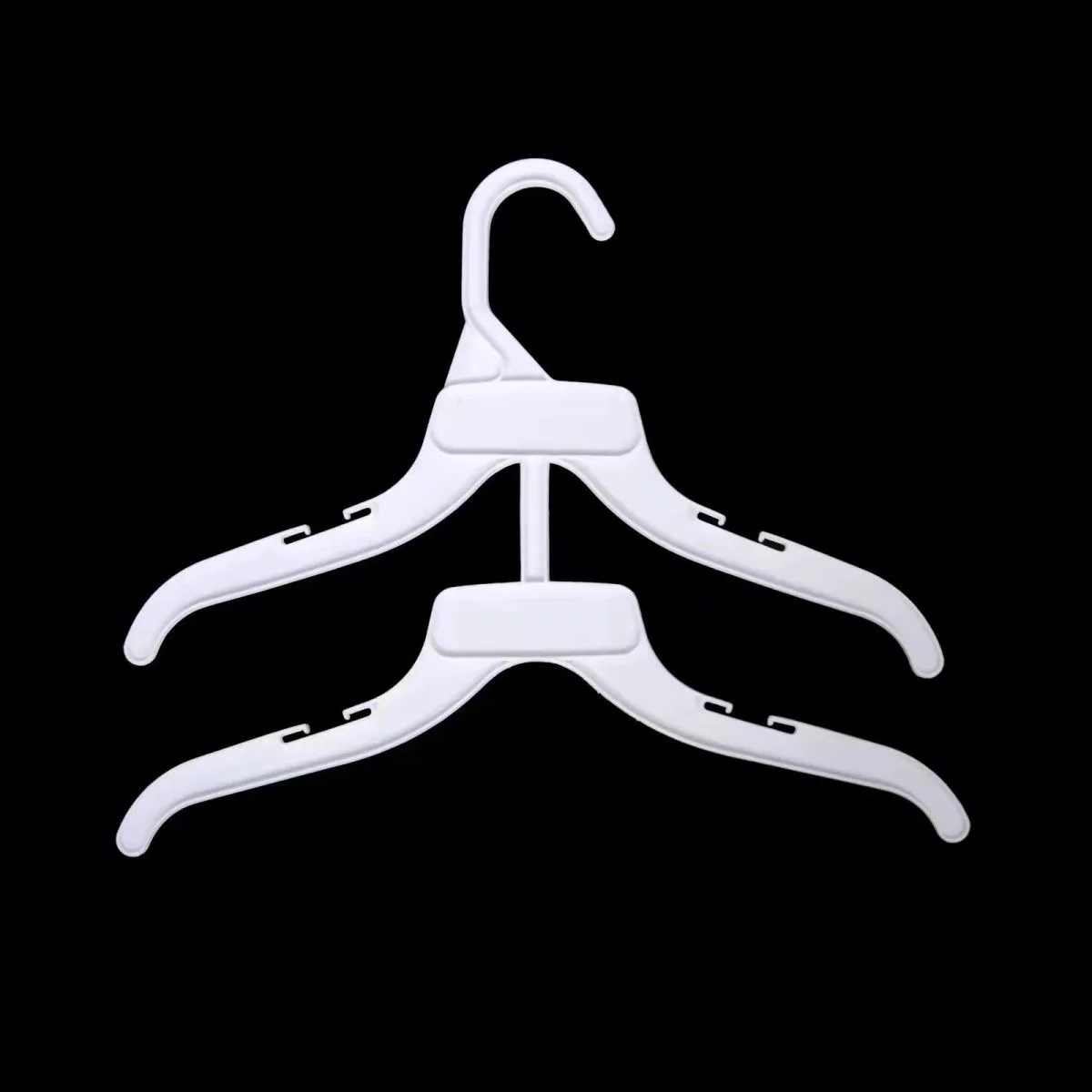 2-Tier Eco-Friendly Plastic Infant Clothes Hanger Set Organizer