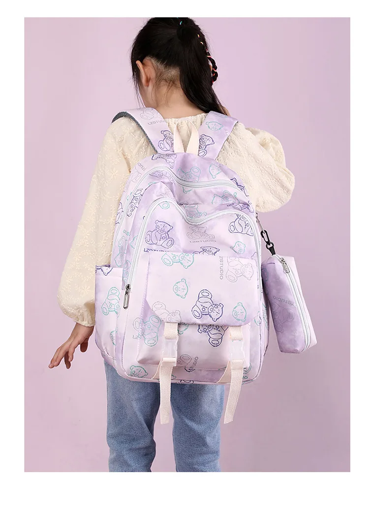 Hot New College Students Teenager Campus High Quality Cute Shoulder Bag Girls' School Bag Large Capacity Casual Travel Bag
