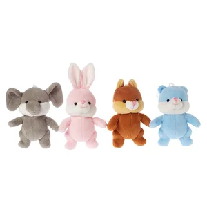 Custom Soft Stuffed Dolls Mini Plush Keychain Toys with PP Cotton Filling for Bags