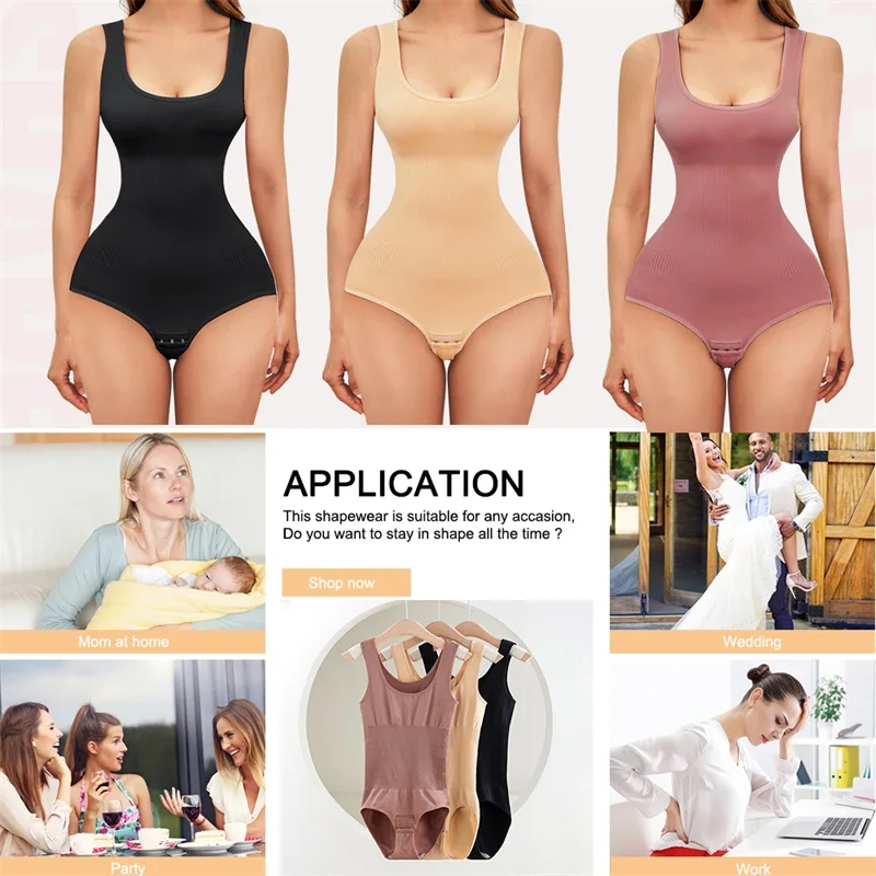 Wholesale Slim Compression Firm High Waist Trainer Panties Tummy Control Shapewear Bodysuit Shaper supplier