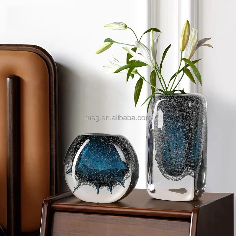 Lalic Ceramic Vase Corrugated Crystal Vase For Home Decor Luxury - Buy ...