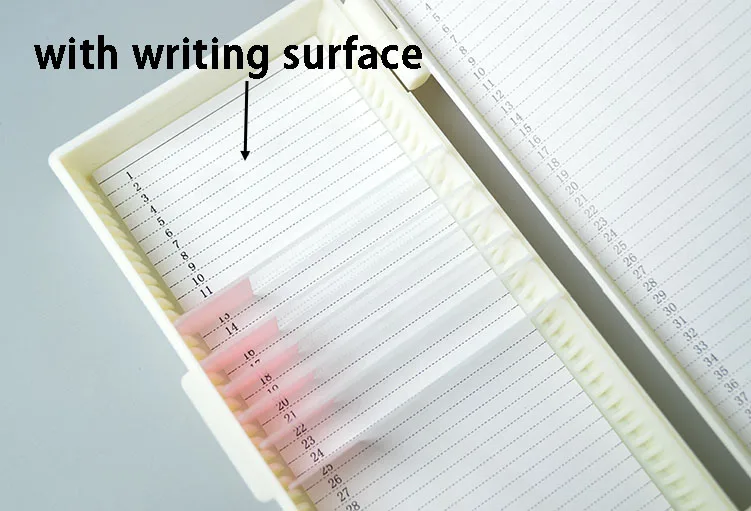 plastic storage slides box
