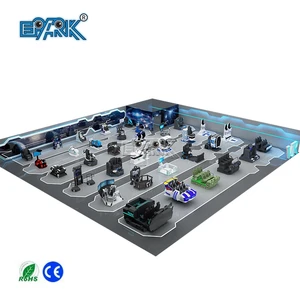 500sqm Indoor Family Entertainment Center Coin Operated Arcade Game Machine Interactive Skill Redemption Game