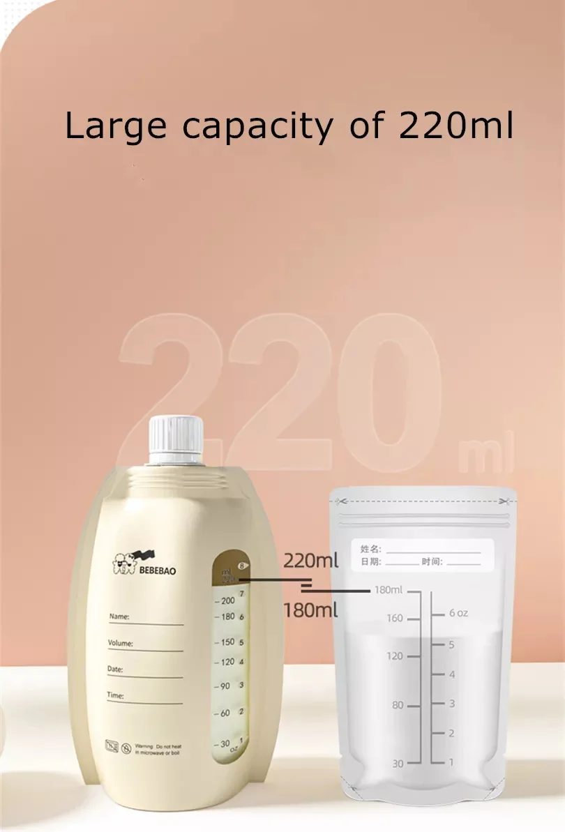 Food Grade Eco Friendly Reusable Breast Milk Cooler Storage Bag