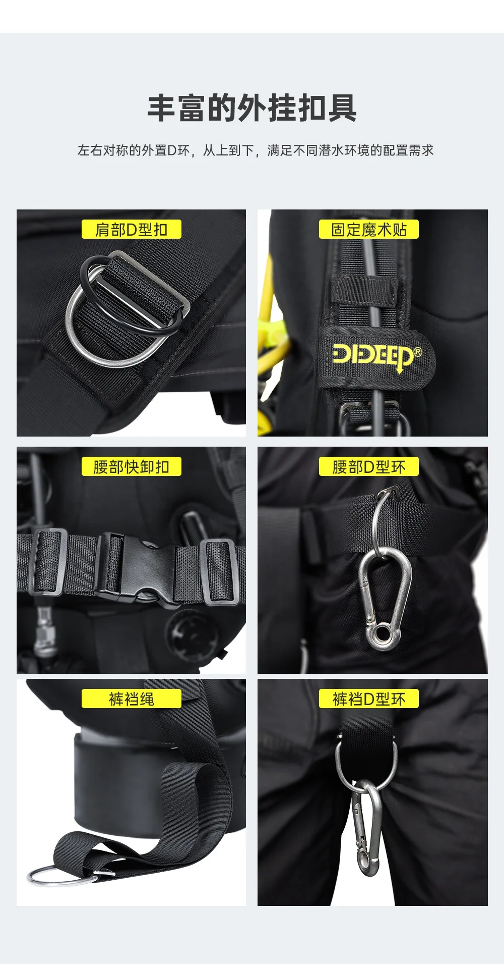 Scuba Diving Buoyancy Vest,Backflying Bcd,Lightweight Snorkeling