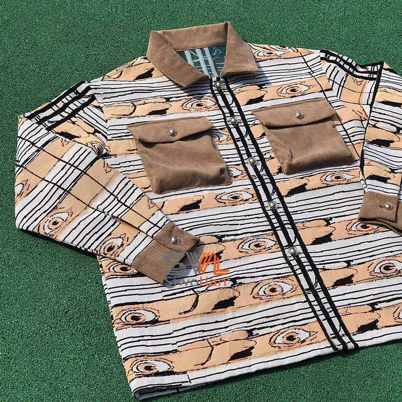 New Arrival Tapestry Clothes Men's Custom Tapestry Jacket Coat Blanket