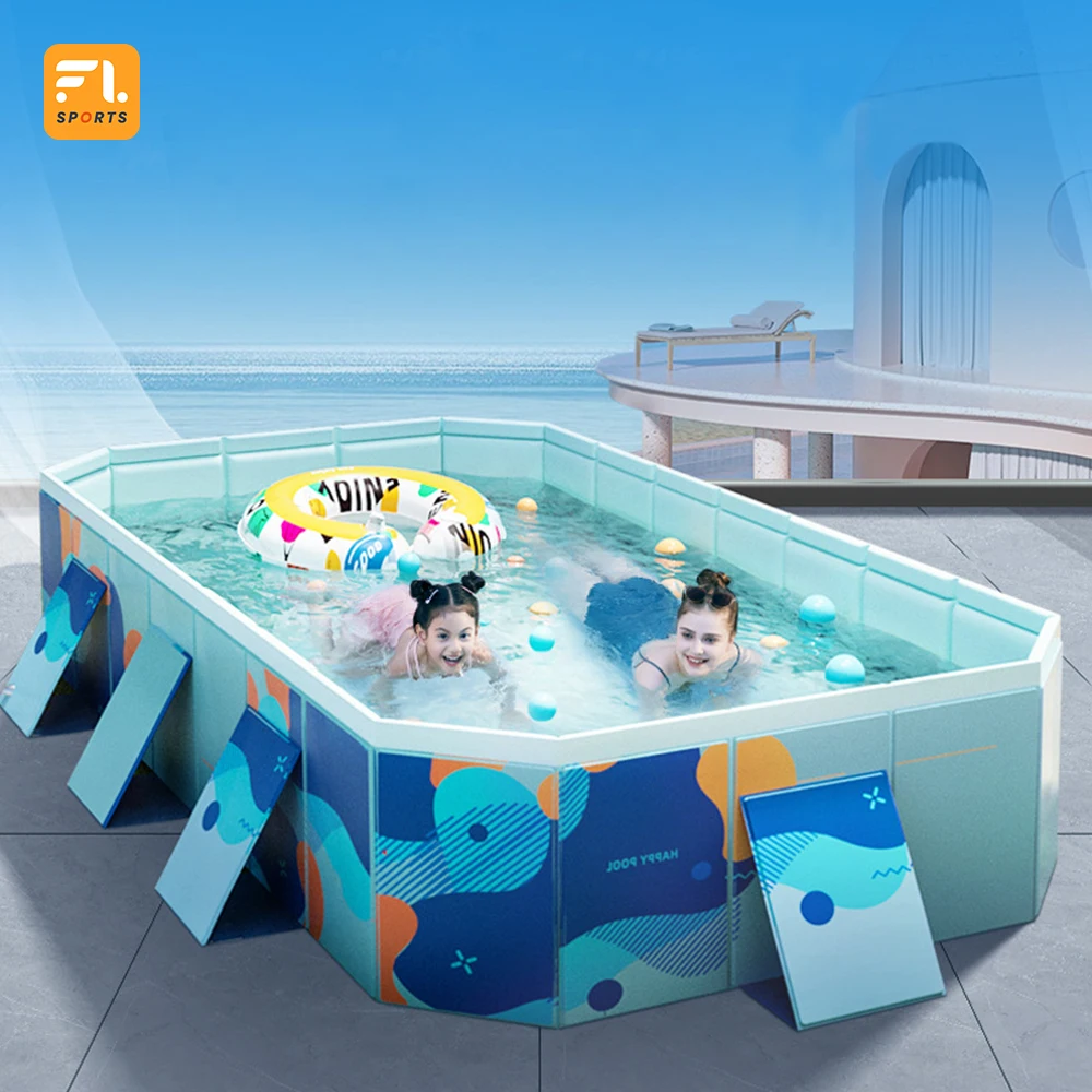 Family Inflatable Swimming Pool Above Ground Outdoor Backyard Portable ...