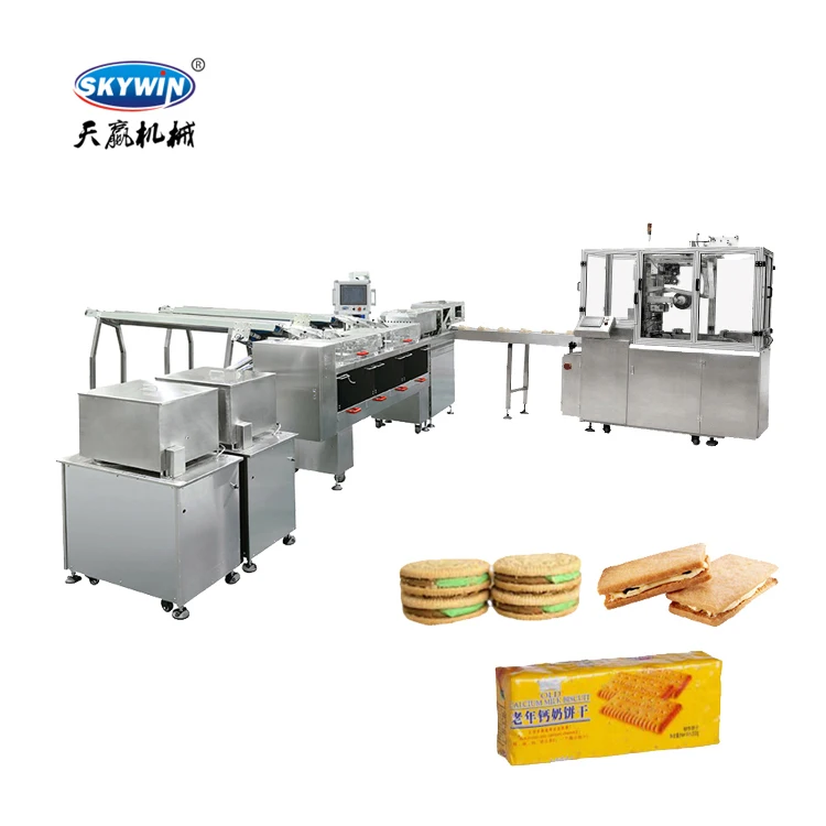 Skywin Automatic Feeding Biscuit X Fold Packing Machine