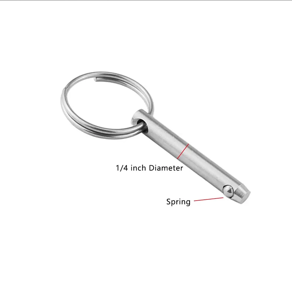 Topind Quick Release Diameter Stainless Silver Bimini Top Safety Ball