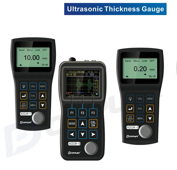 Doppler NDT Testing Equipment Ultrasonic Thickness Gauge