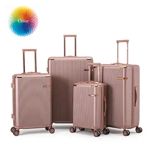 Customized ABS Trolley Luggage Set 20/24/28/32 Travel Bag Suitcase 4pcs