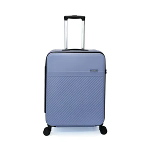 Hardshell PP Luxury Fashion Zipper Luggage Sets 20 24 28 Inch with TSA Lock Aluminum Trolley 4 Spinner Wheels Carry-On Suitcase