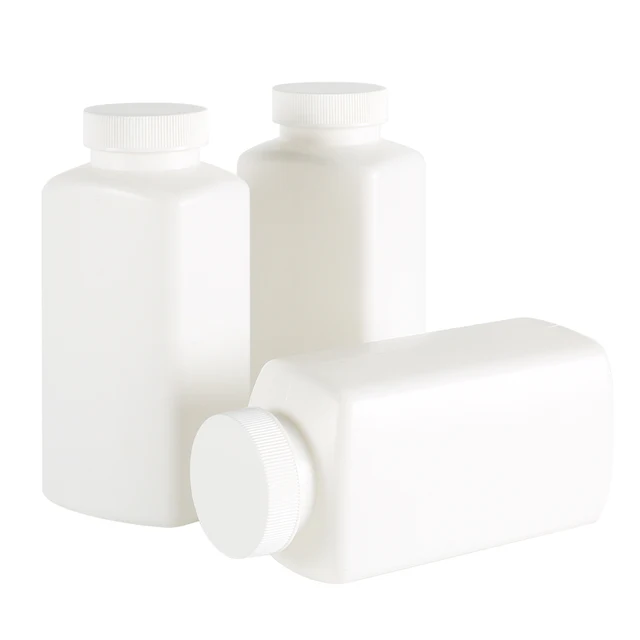 Customize 150ml Food Grade Custom White Colour HDPE Plastic Vitamin Supplement Bottle with Screw Cap