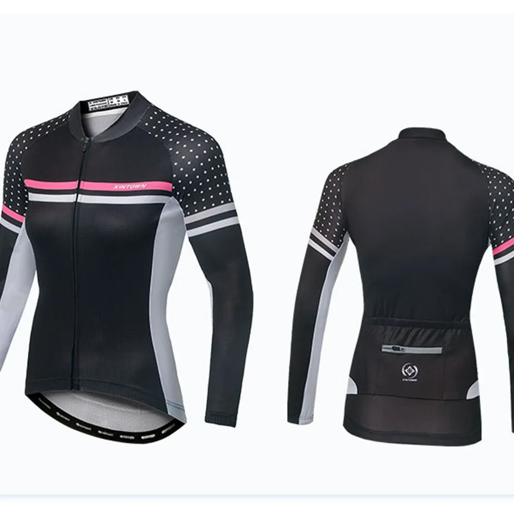 High Elastic Breathable Quick Dry Lightweight Women Cycling Kits with Reflective Safety Design