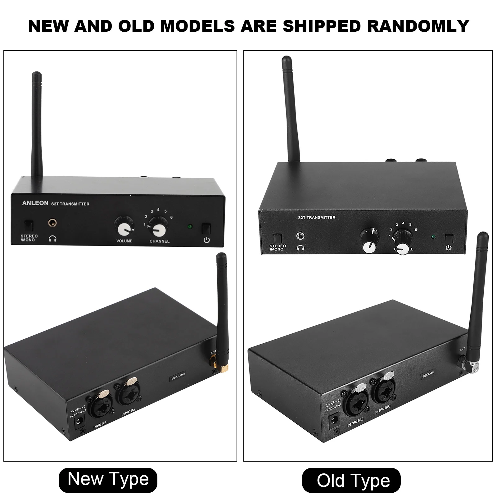 ANLEON S2 UHF Stereo Wireless Monitor System In-ear System (526-535Mhz) ANLEON S2 UHF Stereo Wireless in-Ear Monitor System