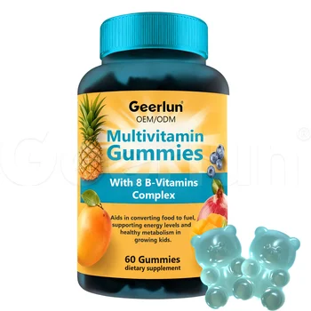 OEM Factory Supply Vitamin B Gummy Improve Immunity System Energy Metabolism Multivitamin Gummies