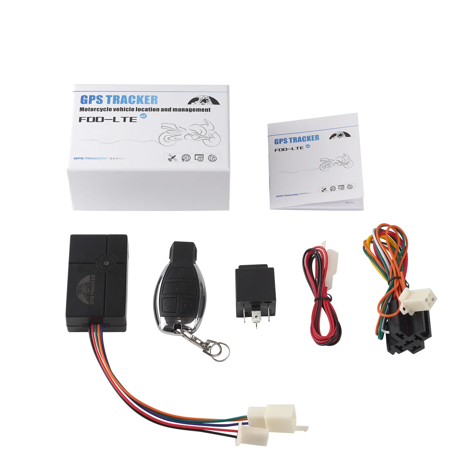 Mini traqueur GPS 4G GPS401A/B/C/D pour voiture moto avec logiciel en ligne et APP du système de suivi gps du véhicule