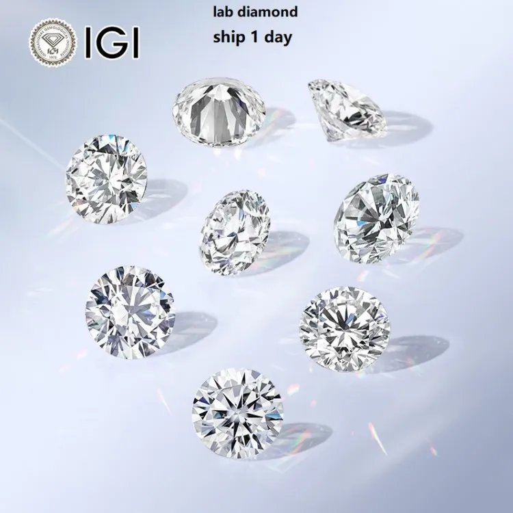 2.0ct E-VS1 Princess Cut Lab-Grown Diamond IGI-Certified CVD TYPE II-A