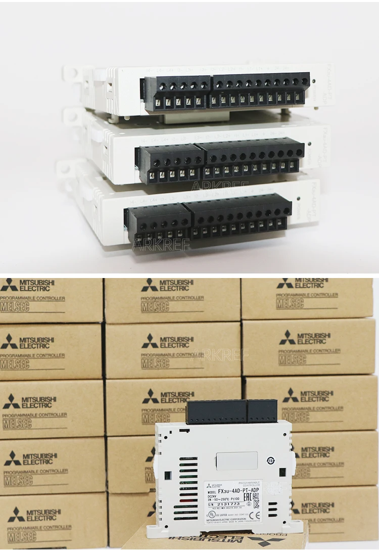 柔らかな質感の Analog Input Adapter for Industrial Pt100 Temperature Sensor  FX3U-4AD-PT-ADP Sequencer MELSEC-F www.rubberdev.gov.lk