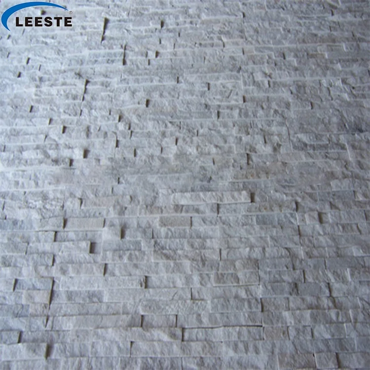 Chinese Popular Stack Stone Ledge Stone White Quartz Culture Stone for Wall Cladding