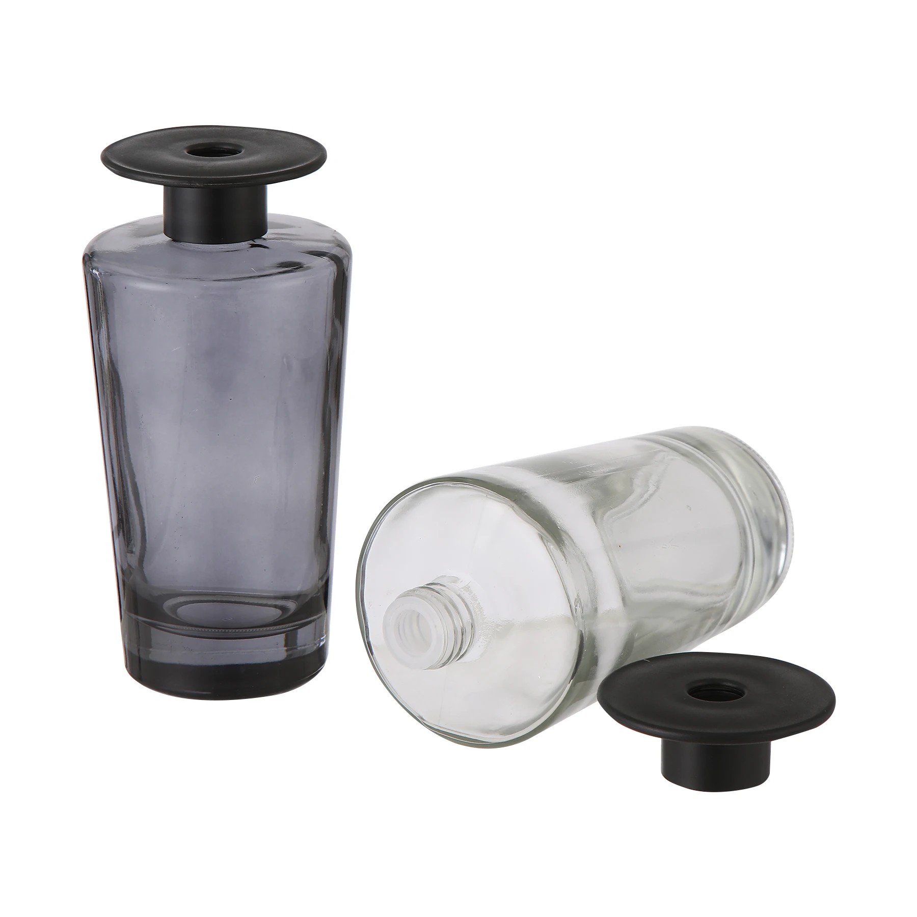 product 500ml round square reed diffuser sticks aroma oil bottle air fresh fragrance bottle glass reed diffuser bottle-6