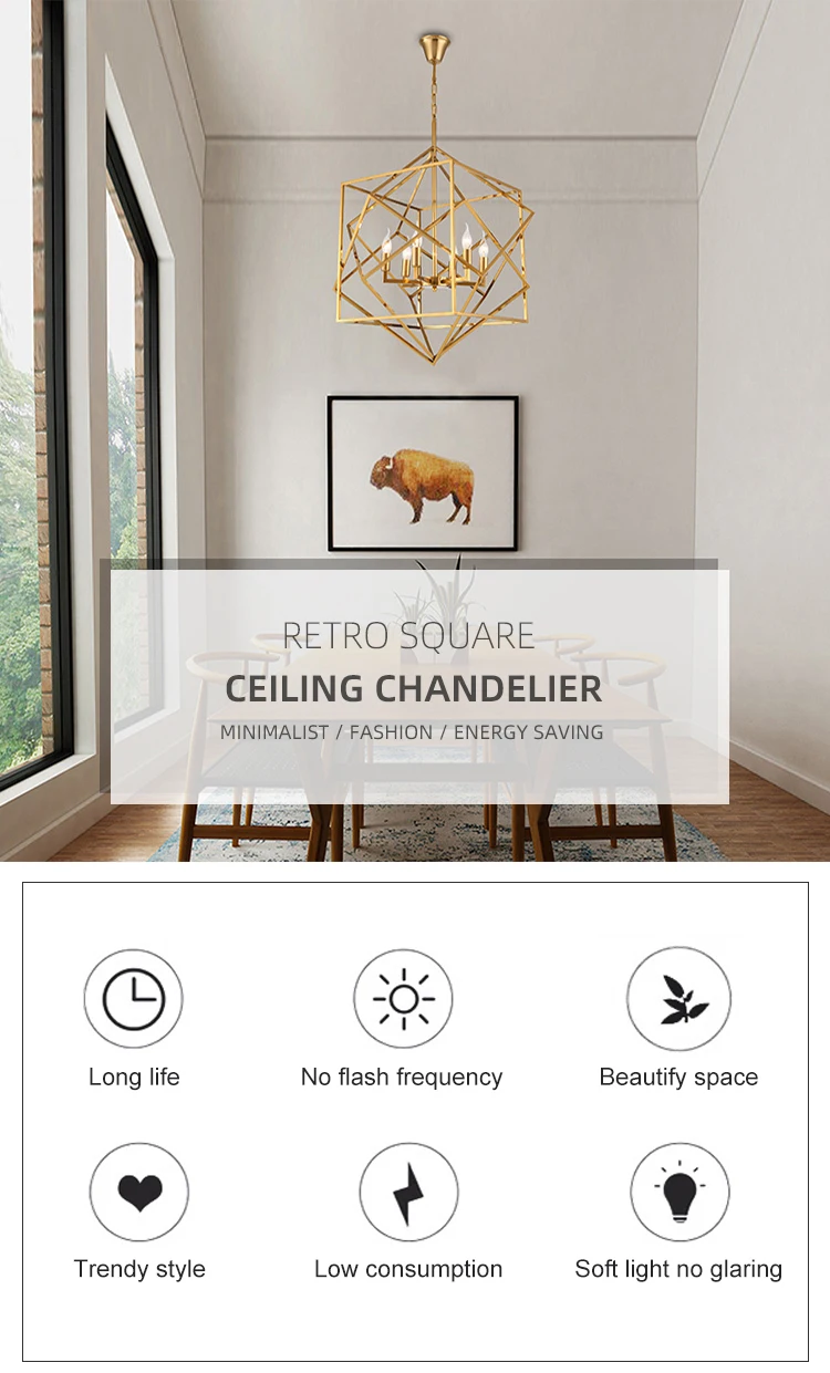 dk00300 modern design living room dinning room indoor decoration fixtures iron frame led chandelier pendant light-0