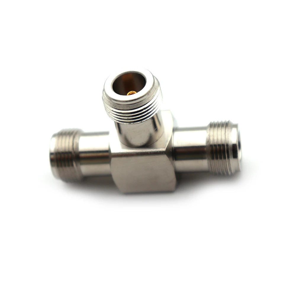 product factory price n type adapter  n female to double female tee adaptor rf coaxial connector-23