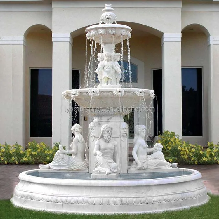 Бронзовая фигура для фонтана, символизирующая мощь и красоту воды