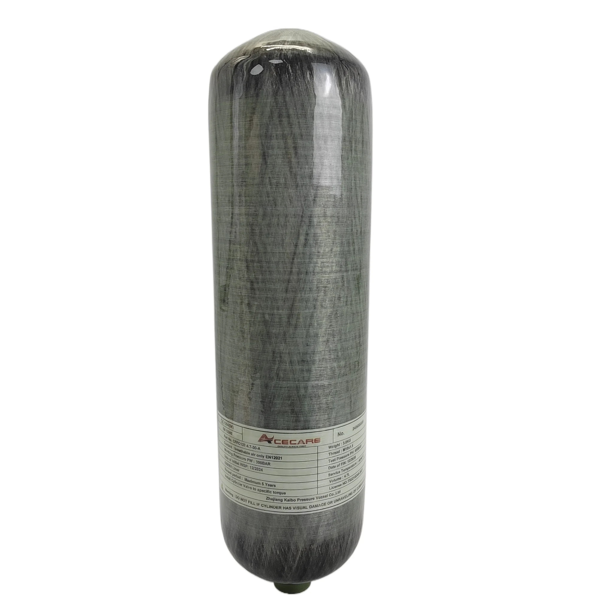 AC10331 Acecare 3000cc CE certificate HP 4500psi 300bar carbon fiber