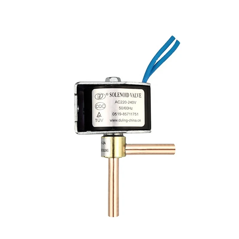Professional Factory DC 24 v Normally Closed Brass 2 Way FDF Solenoid Valve Used in Refrigeration System