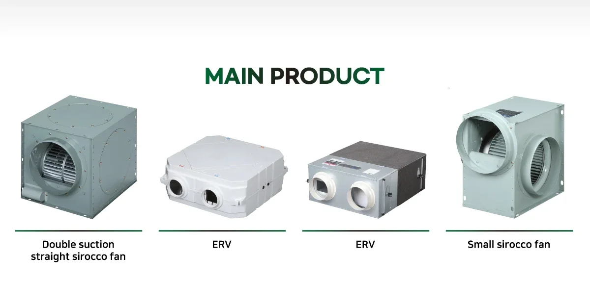 Korean Factory Manufactured Small Sirocco Fan Industrial Purpose Dae Ryun Industrial Corporation