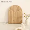 Forma ovalada de bambú y madera (32,5*24,5*2cm)