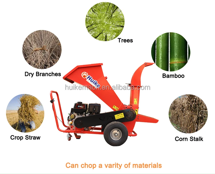 Garden Leaf Mulcher Shredder Mulching Chipping Machine Forest Machinery