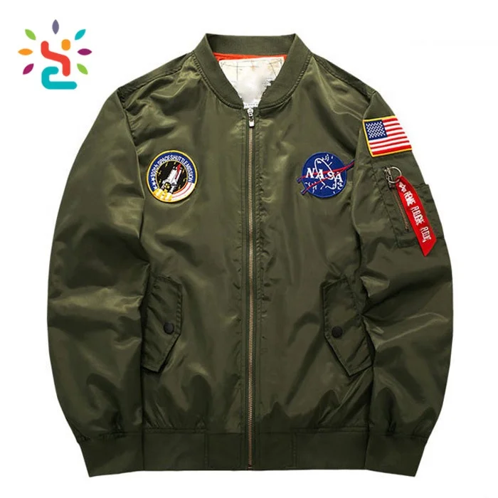 Mens Silk Bomber Jacket KATHARINE E HAMNETT Silk Flight-jacket