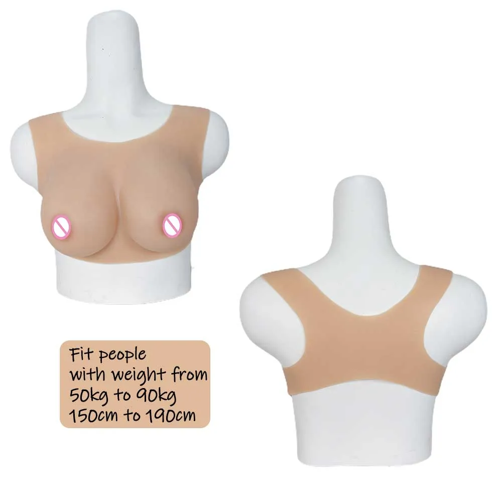 Sexy Artificial Silicone Breasts Forms Fake Boobs Buttocks Enhancement Padded Pants Bodysuit for Drag Queen Transvestite