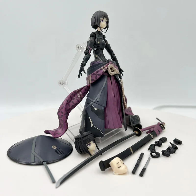 15cm Figma Anime FALSLANDER RONIN Figure SAMURAI Collectible