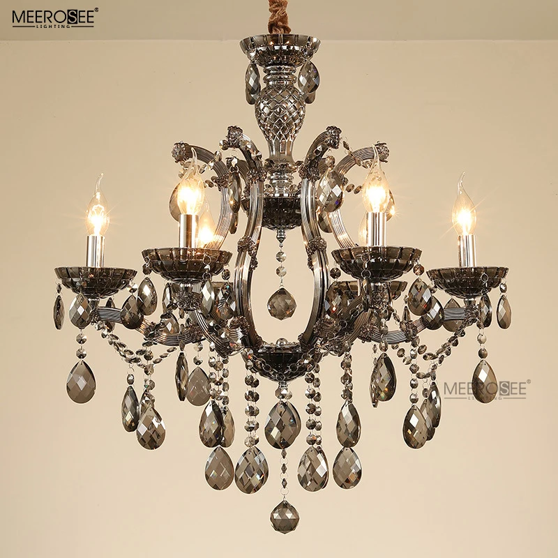 Meerosee Maria Theresa Chandelier Indoor Large Crystal Chandelier for Hotel Lobby Lights and Lighting home MD87225