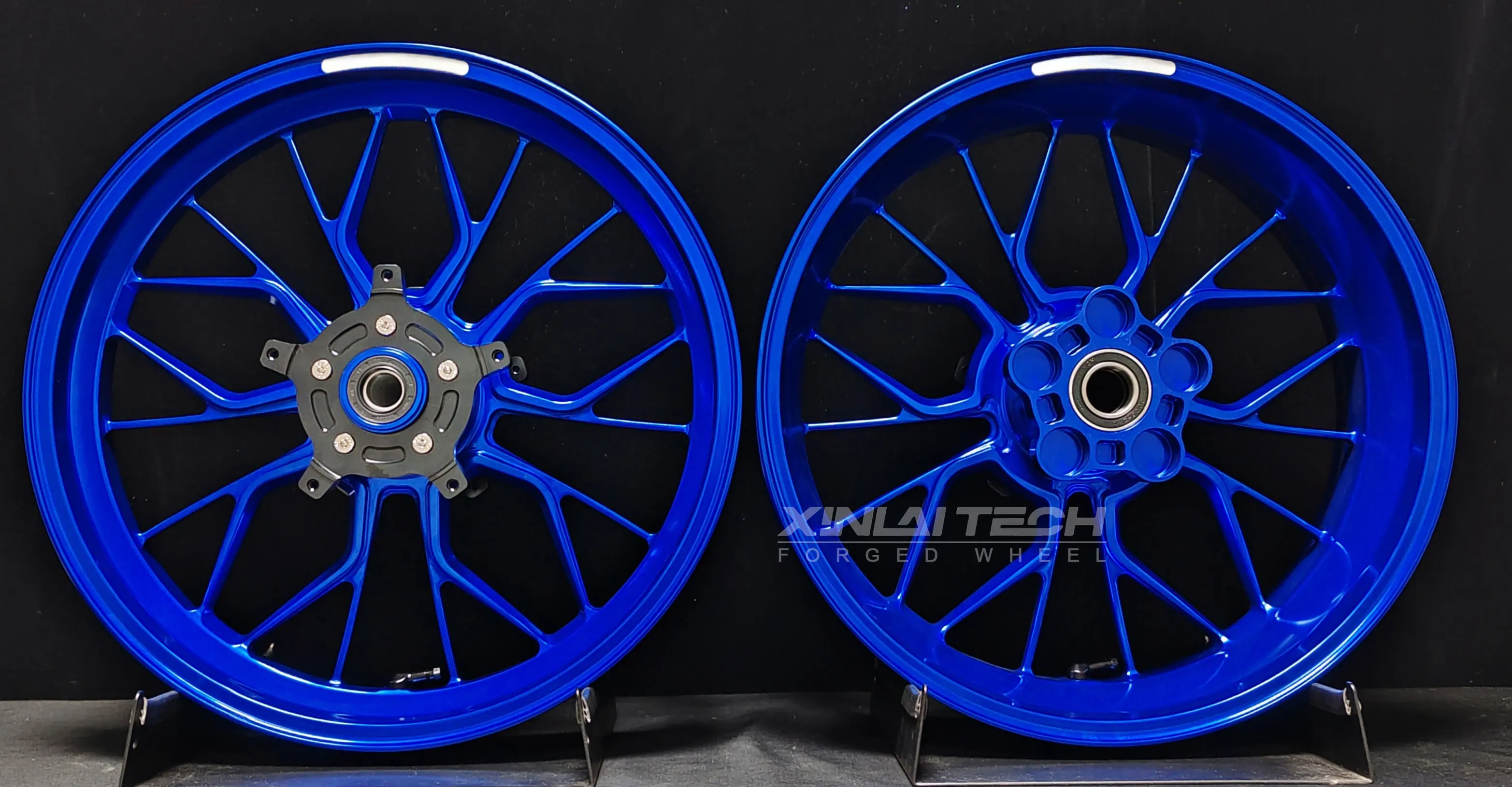XL Custom Forged Motorcycle Wheels for Yamaha MT09 17 18 Inch CNC Forged Aluminum Rims Anodized Finish - Image 5