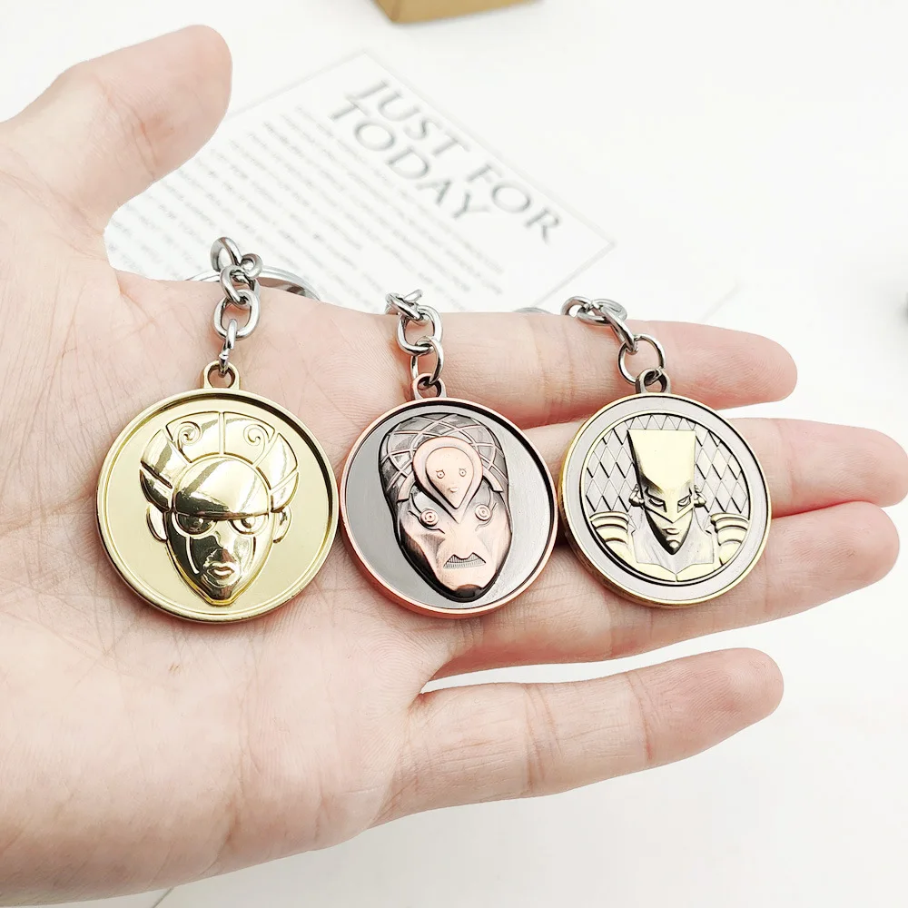 Wholesale Anime Character Logo Anime Kujo Jotaro Weapon Keychain