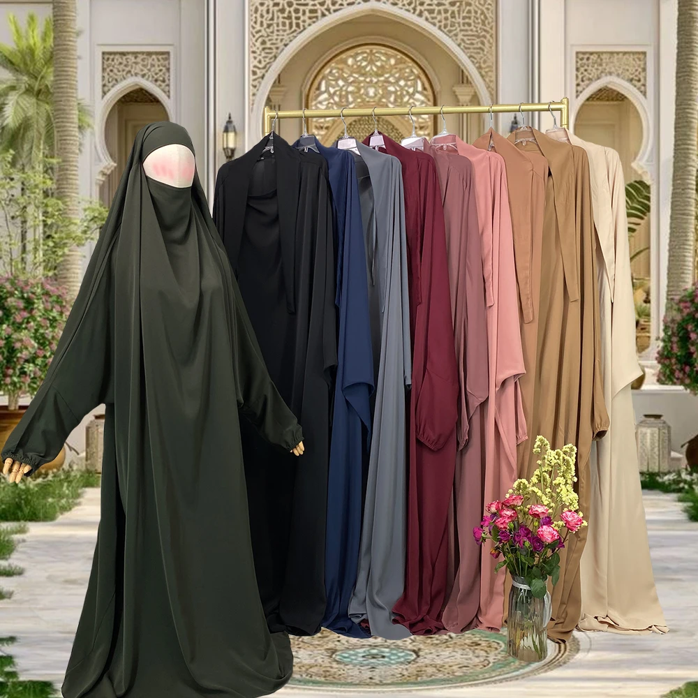 Wholesale eid ramadan dress muslim islamic dress women dresses modest dubai dress,2 Sets