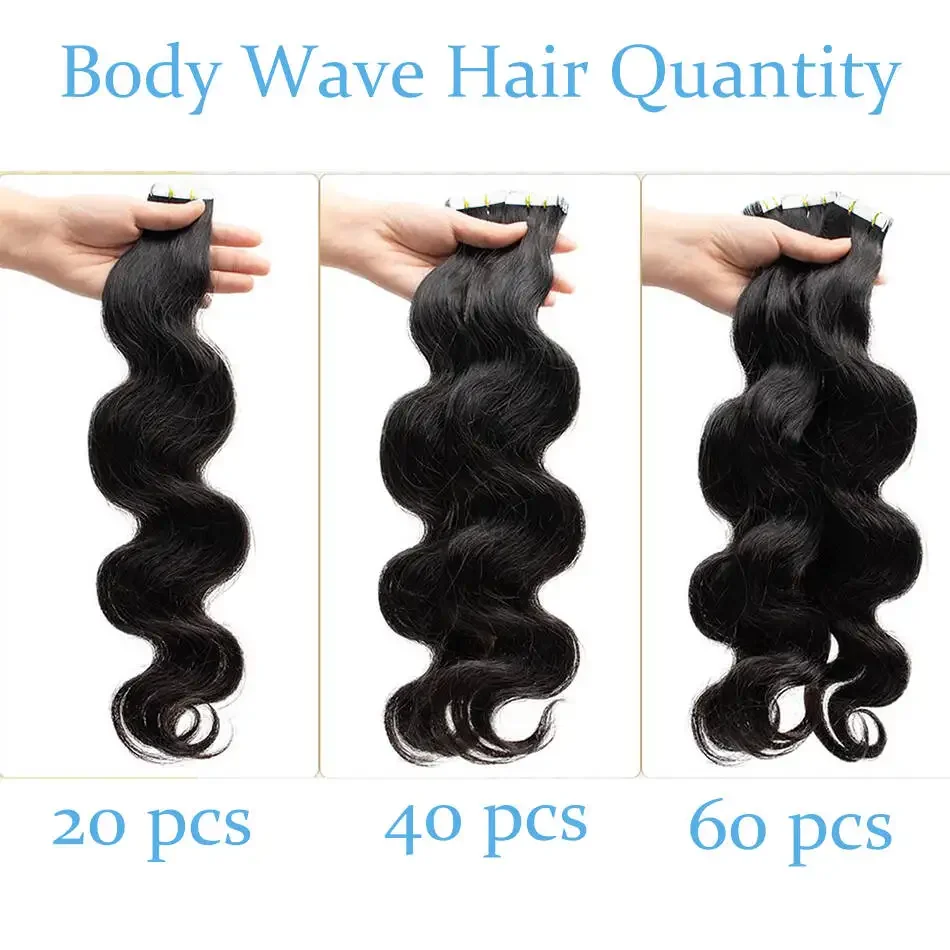 Extensii de păr ondulate, 50 g, 20 bucăți, extensii de păr natural negru, păr uman real, pentru femei_voghion.com