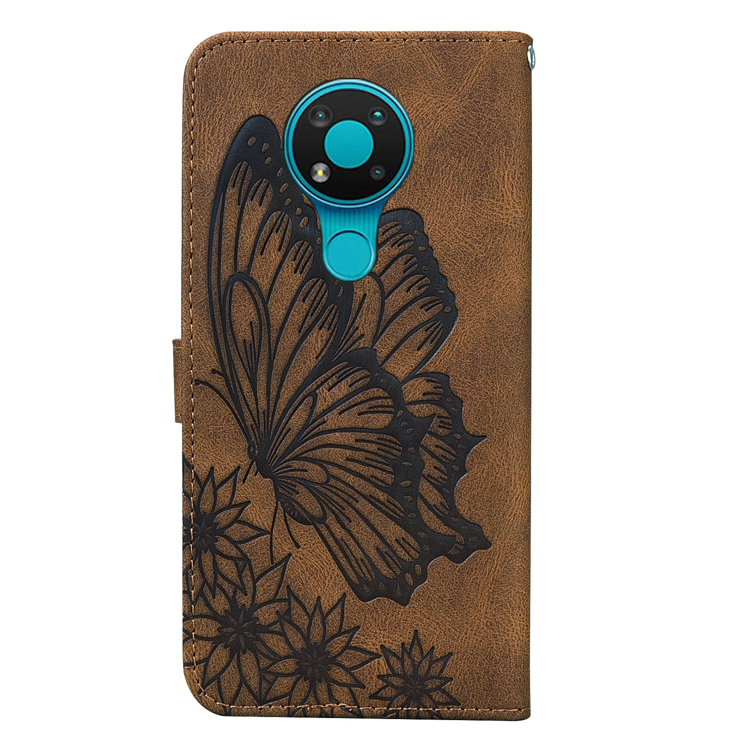 Suitable for Nokias 3.4 Retro Leather Phone Case Luxury Embossment Drop Proof Mobile Phone Protective Case