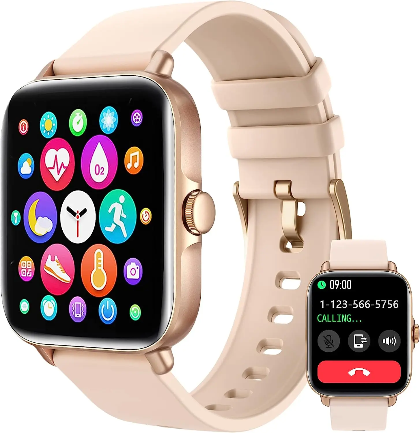 Y22 Smart Watch Bt Call Music Full Touch Screen Smartwatch Heart Rate