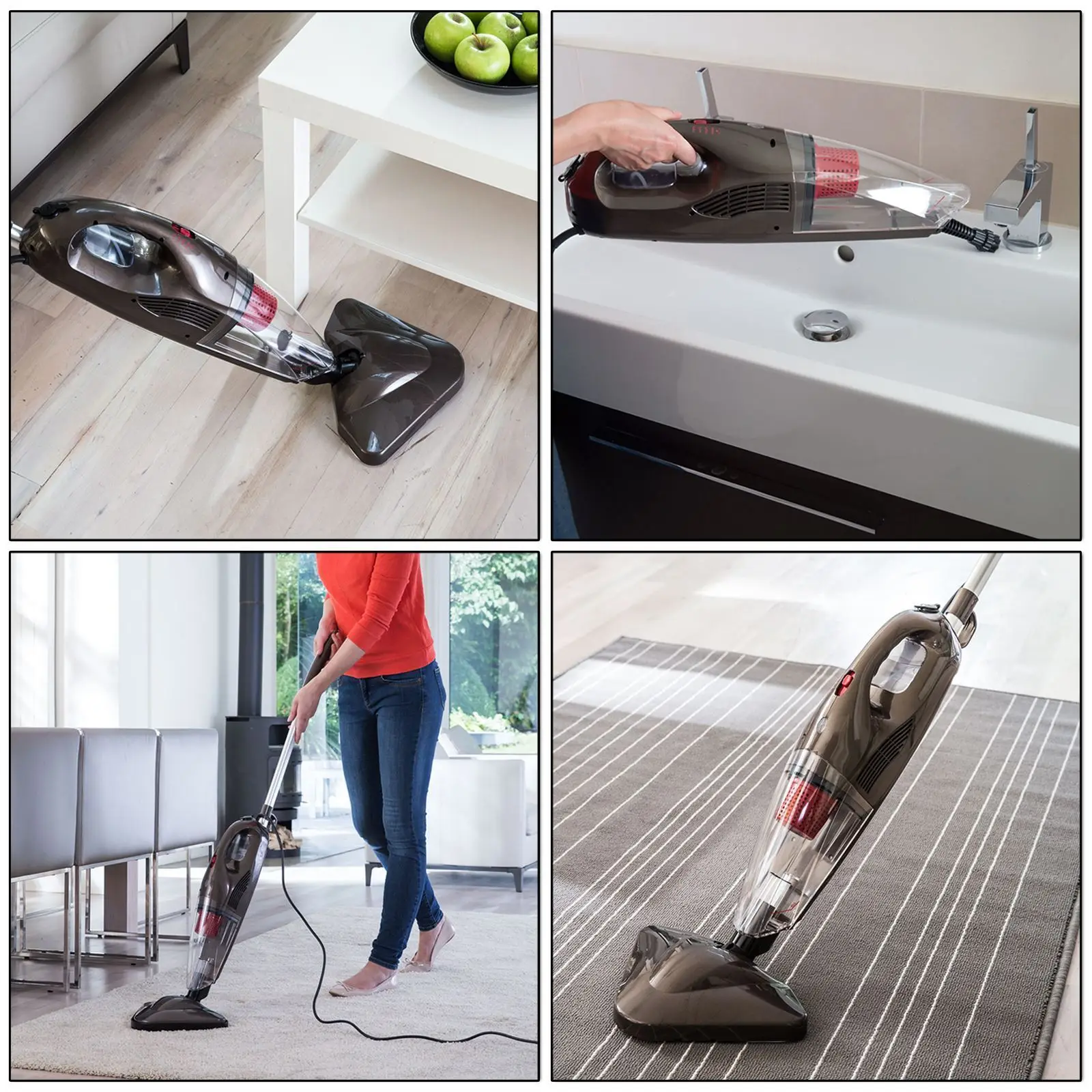 Паровая швабра-пылесос Rovus Steam Mop&Cleaner 3в1