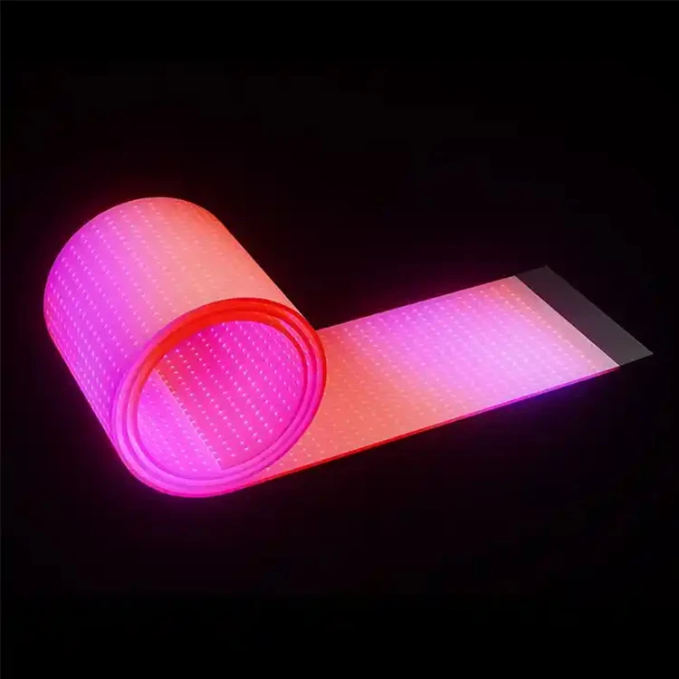 Easy Quick Installing P5 P6 P8 P10 P16 P20 Adhesive Flexible Transparent Led Film Display for Glass Wall