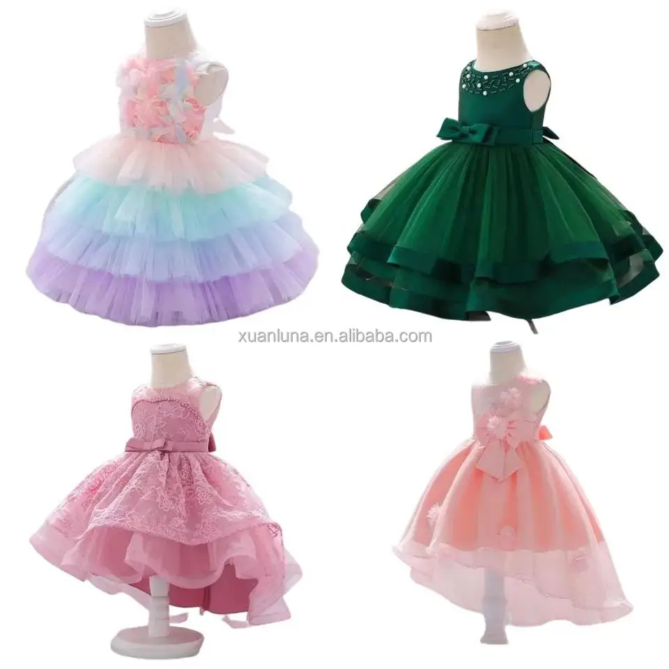 High Quality Princess Dress Children's Dress Summer Clothing Girl Long ...