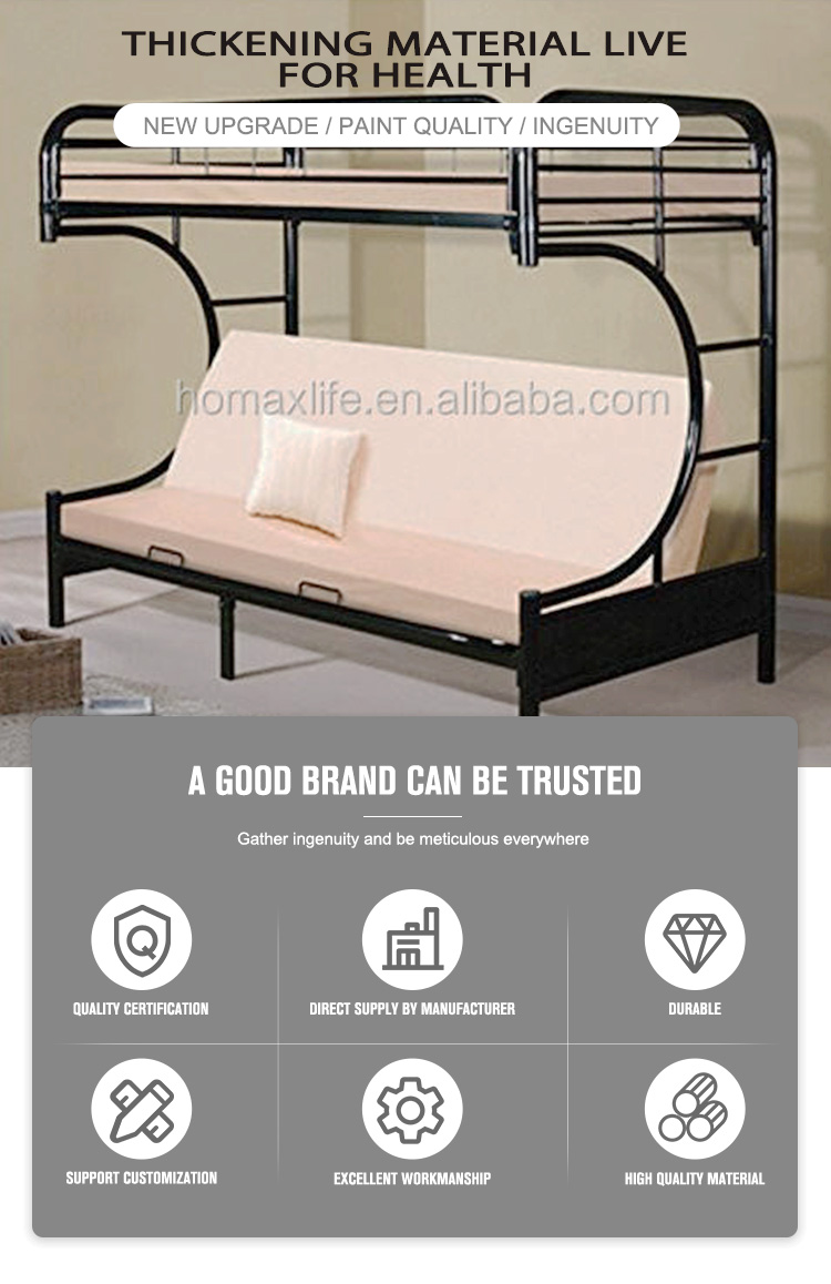 Modern Furniture Cstyle Sofa Twin Over Futon Metal Folding Sofa Bunk Bed For Bedroom Buy
