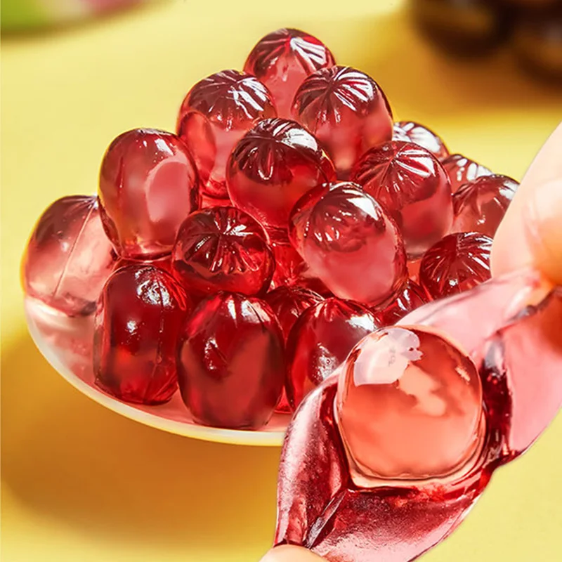 Funny 3d Mango Peeling Gummies Can Peel Mango Flavor Gummy Candy and Sweets