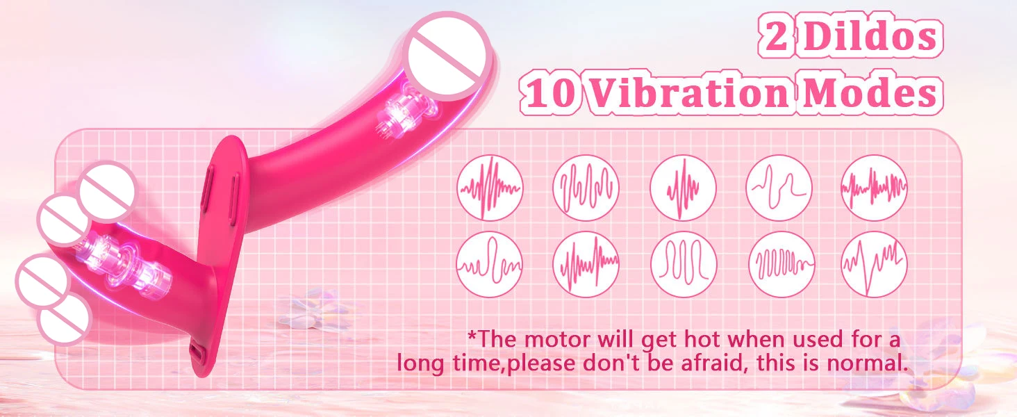 New Pink Remote Electric Double-Ended Strap-On Dildo Simulated Phallus  Panties Soft Lesbian Sex Toys for Couple Women| Alibaba.com
