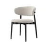 Cadre noir + tissu en coton et lin